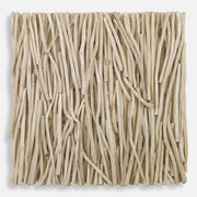 Uttermost Gathered Bleached Teak Square Wood Wall Decor