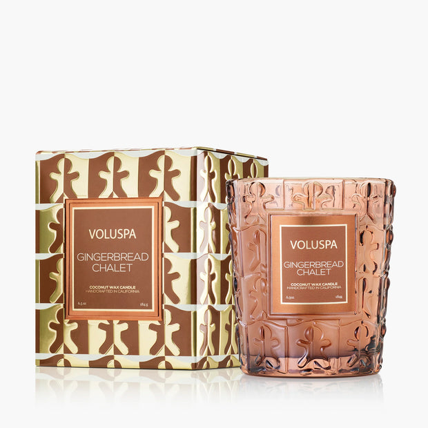 Voluspa Gingerbread Chalet Classic Candle ~ 6.5 oz. ~ HOLIDAY SALE ~ Limited Quantity