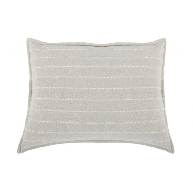 Pom Pom at Home Henley Oat & Ivory Striped Duvet Cover and Pillow Shams ~ Available in Twin, Queen and King Sizes