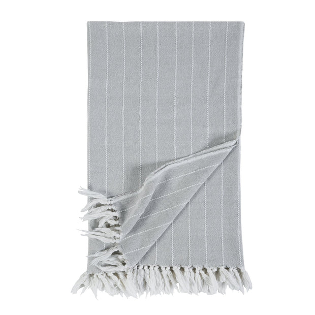 Pom Pom at Home Henley Sky & Ivory Striped Duvet Cover & Pillow Shams ~ Available in Twin, Queen and King Sizes