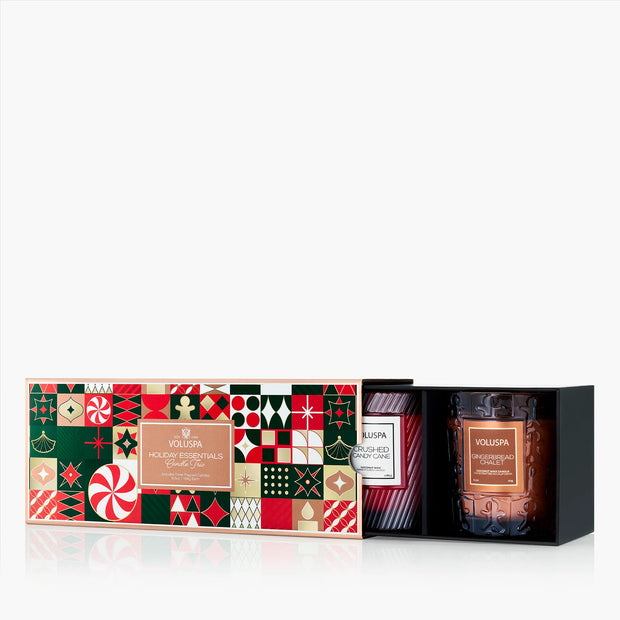 Voluspa Holiday Essentials Classic Candle Trio ~ 6.5 oz. each ~ HOLIDAY SALE  ~ Limited Quantity