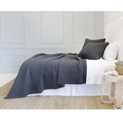 Pom Pom at Home Huntington Midnight Coverlet and Euro Shams ~ Available in Queen and King Sizes