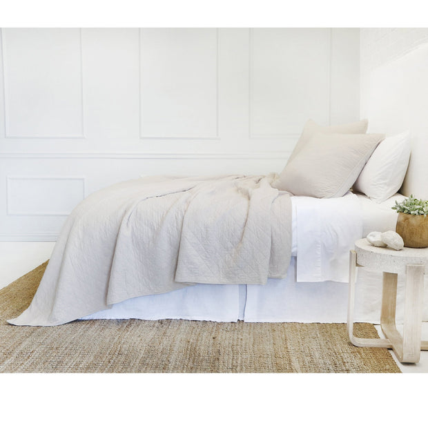 Pom Pom at Home Huntington Taupe Coverlet and Euro Shams ~ Available in Queen and King Sizes