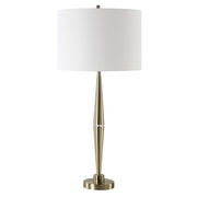 Casa Bella Living Timeless Metal Lamp Finished in Antique Brass Table Lamp