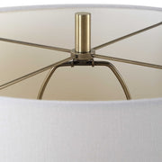 Casa Bella Living Timeless Metal Lamp Finished in Antique Brass Table Lamp