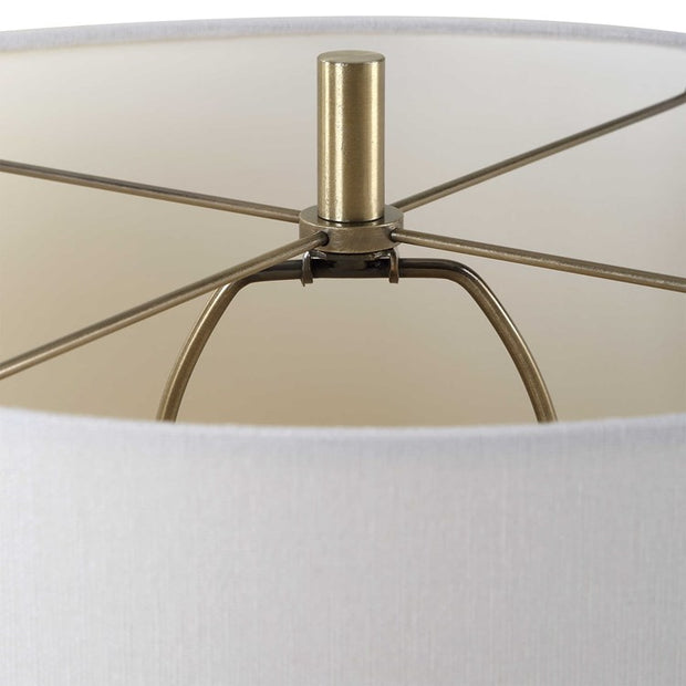 Casa Bella Living Timeless Metal Lamp Finished in Antique Brass Table Lamp