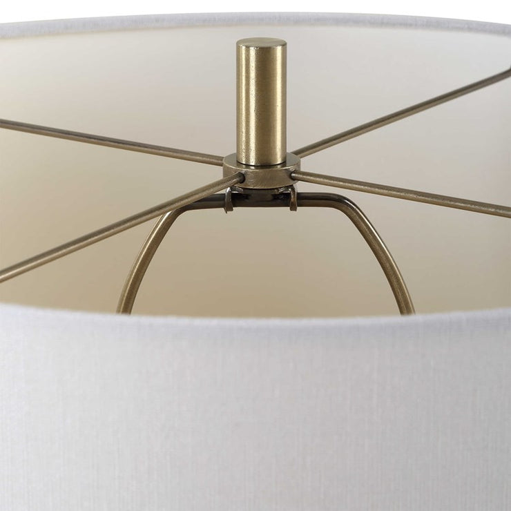 Casa Bella Living Timeless Metal Lamp Finished in Antique Brass Table Lamp