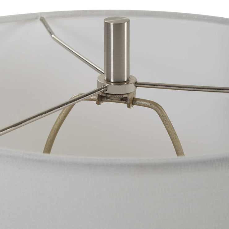 Casa Bella Living Chalk White and Black Combination Accent Lamp