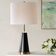 Casa Bella Living Modern Silhouette With Black Finishes And Antique Brass Accents