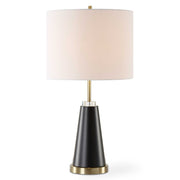 Casa Bella Living Modern Silhouette With Black Finishes And Antique Brass Accents