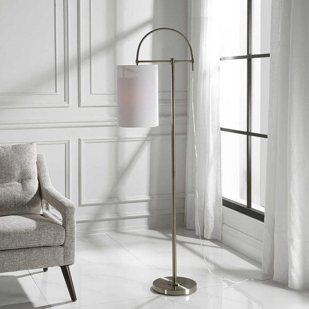 Casa Bella Living Antique Brass Finished Floor Lamp