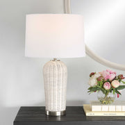 Casa Bella Living Woven Rattan Table Lamp