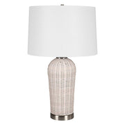 Casa Bella Living Woven Rattan Table Lamp