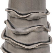 Casa Bella Living Gray Wavy Lines Ceramic Table Lamp