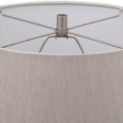 Casa Bella Living Gray Wavy Lines Ceramic Table Lamp