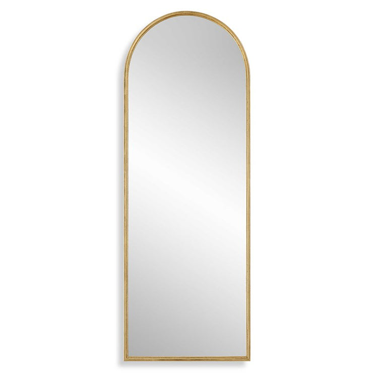 Casa Bella Living Metal Arched Mirror Finished In Antique Gold