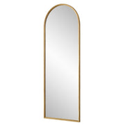 Casa Bella Living Metal Arched Mirror Finished In Antique Gold