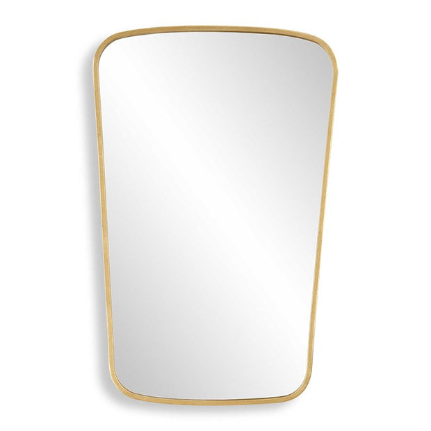 Casa Bella Living Gold Leaf Finished Softly Curved Mirror