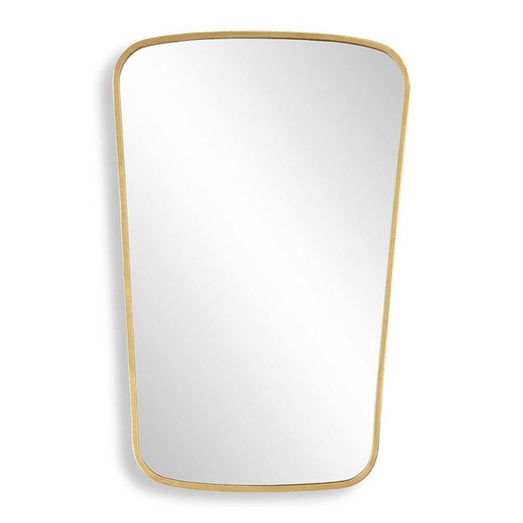Casa Bella Living Gold Leaf Finished Softly Curved Mirror