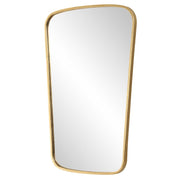Casa Bella Living Gold Leaf Finished Softly Curved Mirror