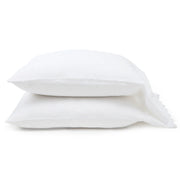 Pom Pom at Home Kelly White Linen Scalloped Sheet Set ~ Available in Queen and King Sizes