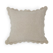 Pom Pom at Home Kelly Flax Linen Scalloped Duvet Cover & Pillow Shams ~ Available in Queen and King Sizes