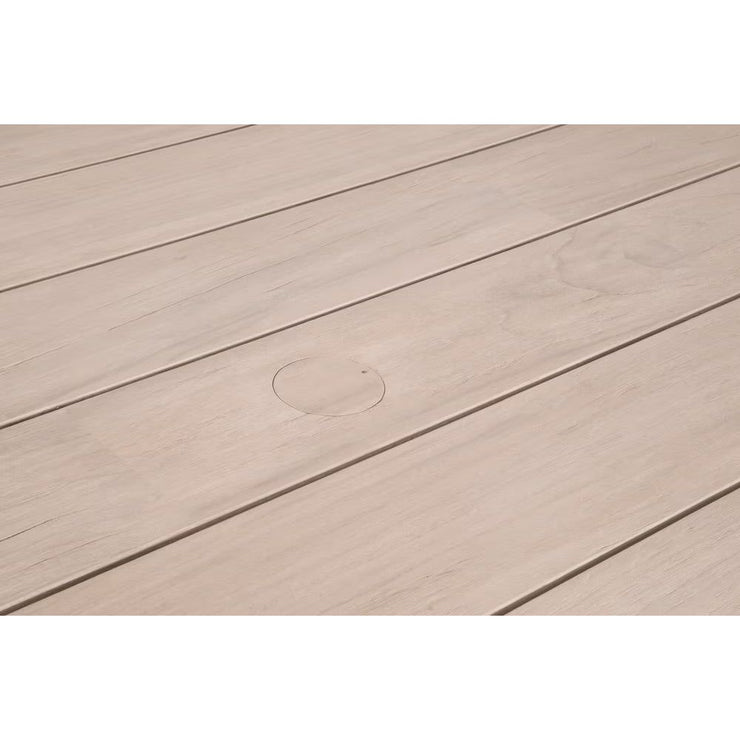 Essentials For Living Big Sur Outdoor Dining Table ~ Washed Ever Teak
