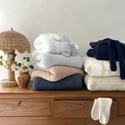 Kashwere Ultra Plush White Signature Solid Throw Blanket