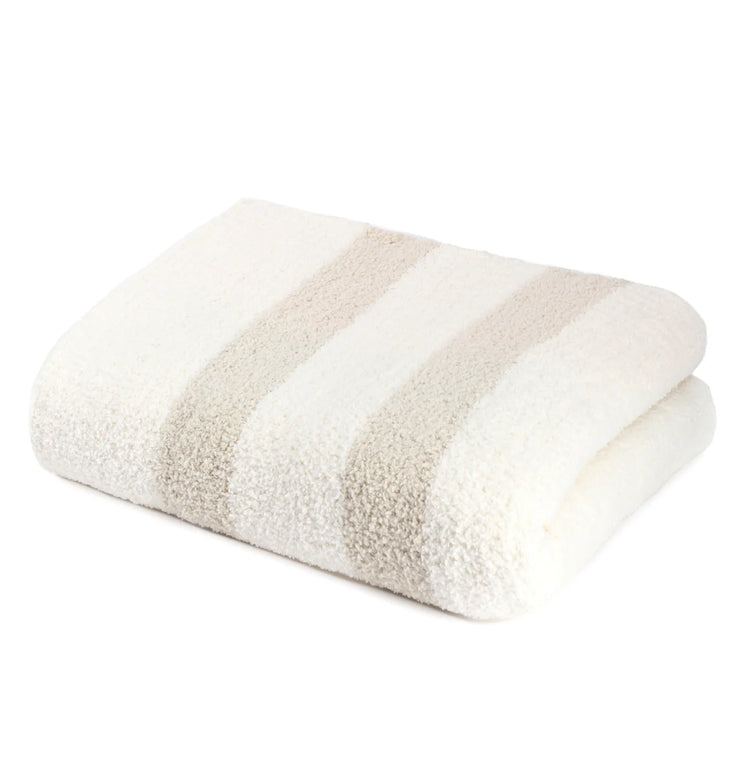 Kashwere Ultra Soft Two Stripe Cozy Throws ~ Available in 3 Colors
