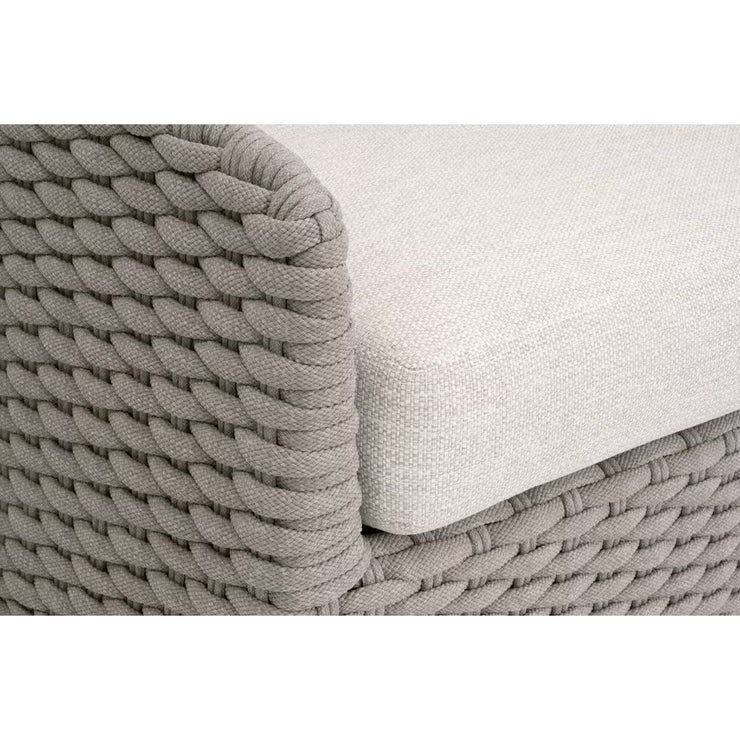 Essentials For Living Caspian Outdoor 89” Sofa ~ Performance Ecru Weave