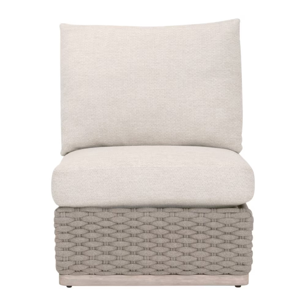 Essentials For Living Caspian Outdoor Modular Armless Sofa Chair - Thumbnail 5