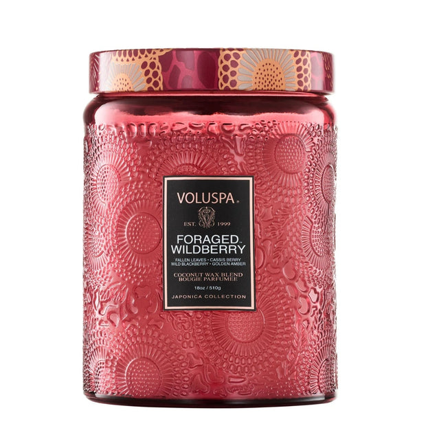 Voluspa Foraged Wildberry Large Jar Candle ~ 18 oz.