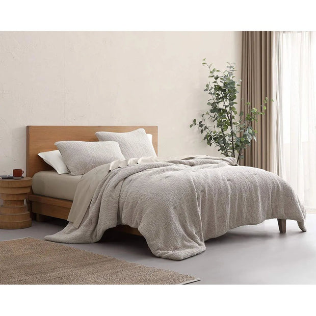 Sunday Citizen Taupe Snug Stitch Queen Size Comforter