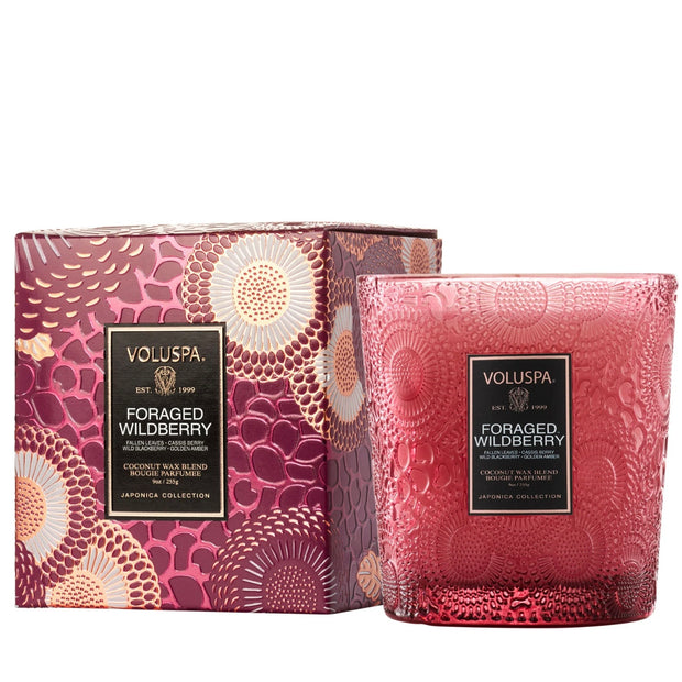 Voluspa Foraged Wildberry Classic Candle ~ 9 oz. and Refill
