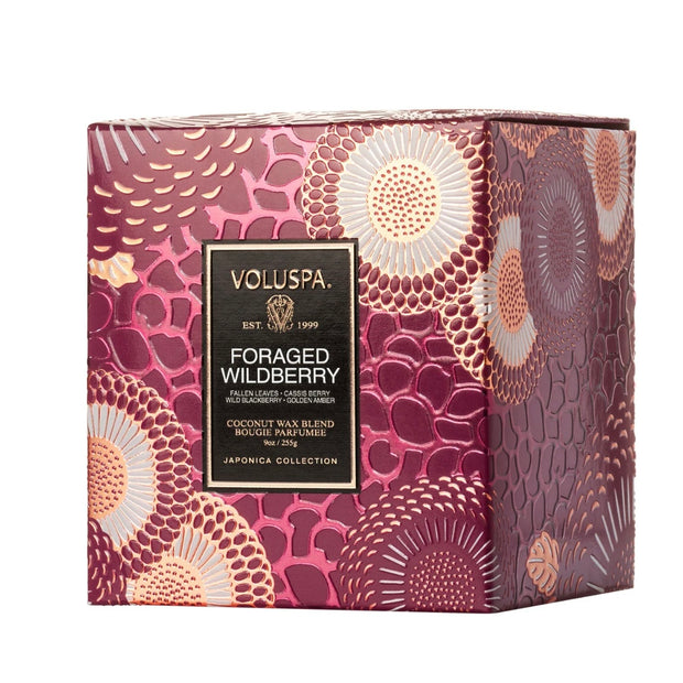 Voluspa Foraged Wildberry Classic Candle ~ 9 oz.