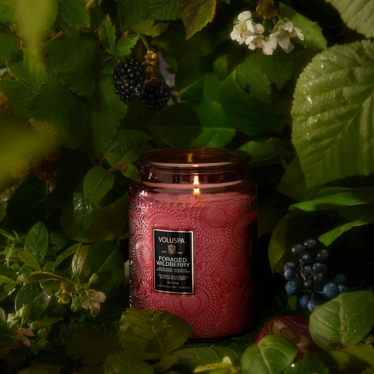 Voluspa Foraged Wildberry Luxe Jar Candle ~ 44 oz.