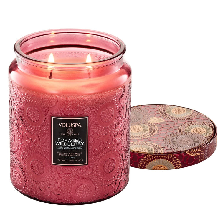 Voluspa Foraged Wildberry Luxe Jar Candle ~ 44 oz.