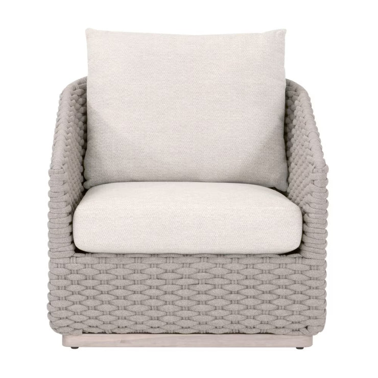 Essentials For Living Caspian Outdoor Sofa Chair ~ Performance Ecru Weave