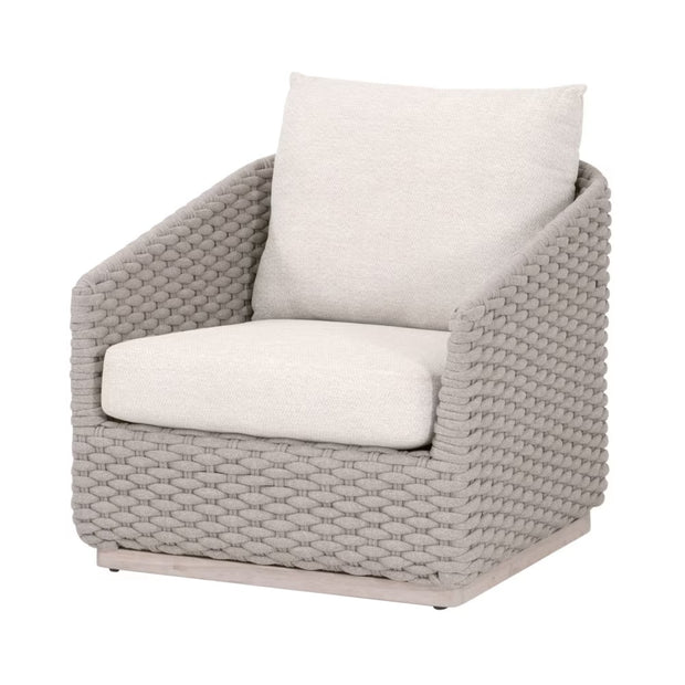 Essentials For Living Caspian Outdoor Sofa Chair ~ Performance Ecru Weave