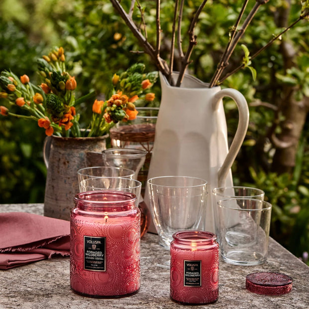 Voluspa Foraged Wildberry Small Jar Candle ~ 5.5 oz.