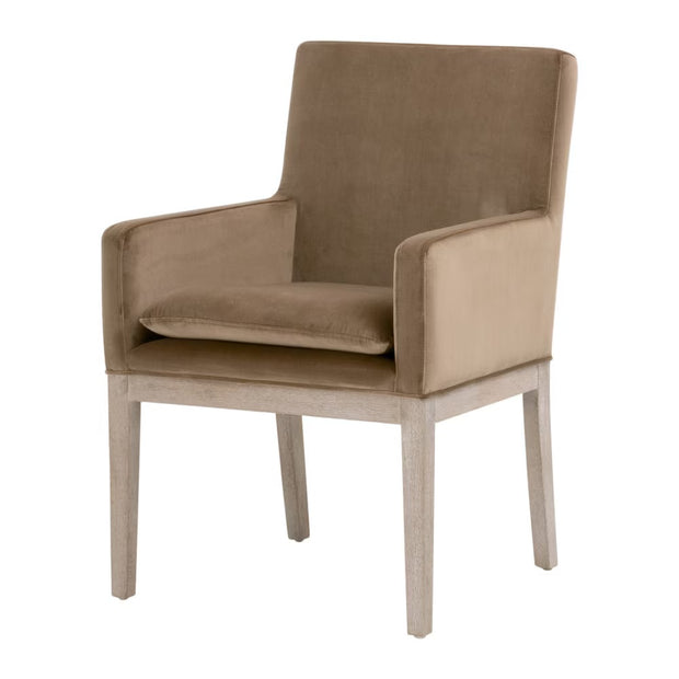 Essentials For Living Drake Arm Chair ~ Caramel Velvet