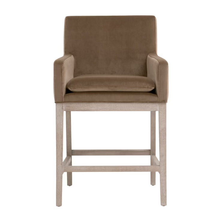 Essentials For Living Drake Counter Stool ~ Caramel Velvet