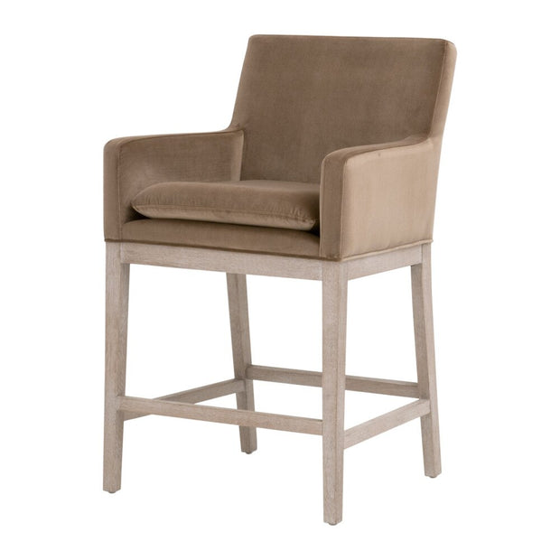 Essentials For Living Drake Counter Stool ~ Caramel Velvet