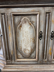 Casa Bonita Peruvian Hand-Painted Carved Wood Bellasera Buffet