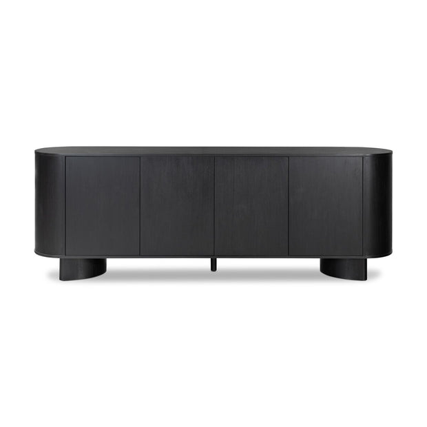 Four Hands Paden Sideboard ~ Aged Black Acacia Wood Finish