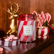Voluspa Crushed Candy Cane Mini Tin Candle