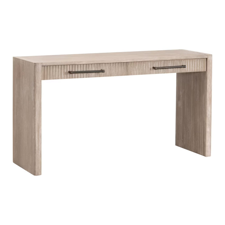 Essentials For Living Halloway 2- Drawer Console Table ~ Natural Gray Acacia