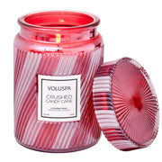 Voluspa Crushed Candy Cane Large Jar Candle ~ 18 oz.