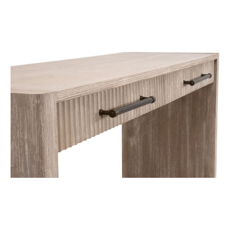 Essentials For Living Halloway 2- Drawer Console Table ~ Natural Gray Acacia