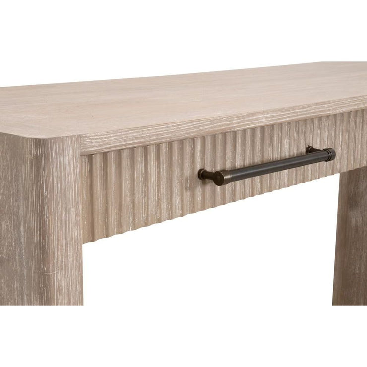 Essentials For Living Halloway 2- Drawer Console Table ~ Natural Gray Acacia